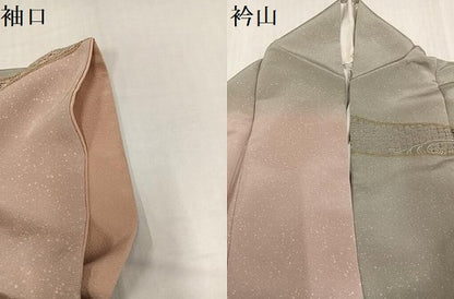 平和屋着物●訪問着　総刺繍　中国三大刺繍　スワトウ刺繍　汕頭刺繍　更紗唐草文　金糸　ますいわ屋扱い　正絹　逸品　AABI3007ph