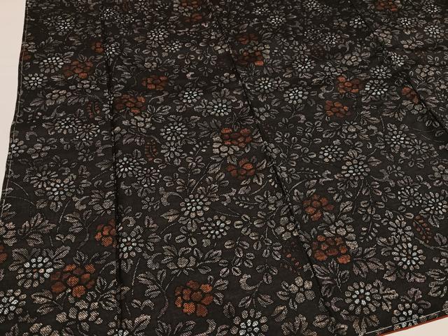 平和屋着物●本場大島紬　染大島　花唐草文　正絹　逸品　未使用　AABI3009ph