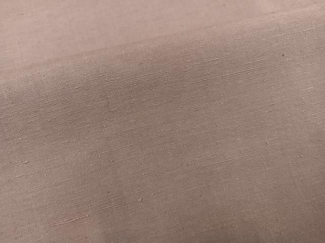 平和屋着物●上質な紬　色無地　鴇浅葱色　胴抜き仕立て　正絹　逸品　AABI3021ph