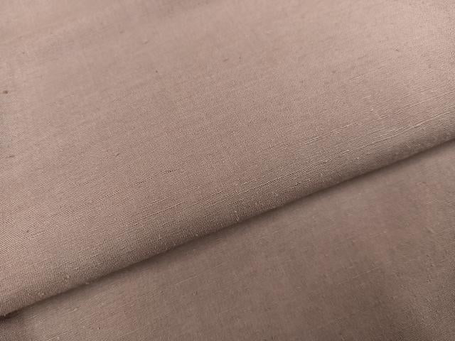 平和屋着物●上質な紬　色無地　鴇浅葱色　胴抜き仕立て　正絹　逸品　AABI3021ph