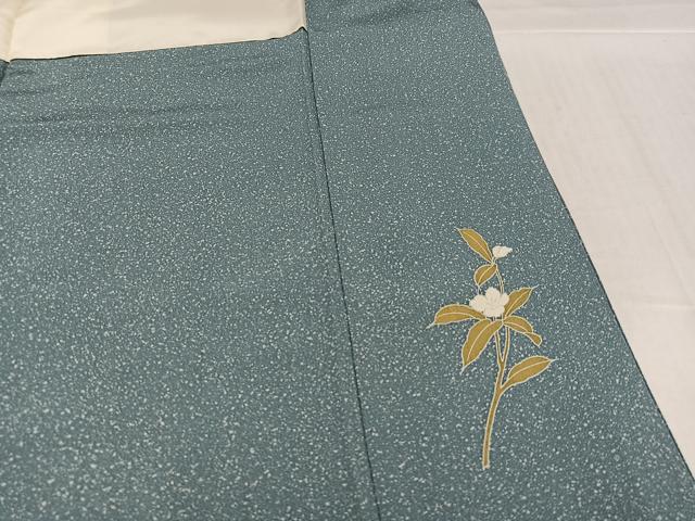 平和屋着物●訪問着　友禅　作家物　枝花文　暈し染め　正絹　逸品　AABI3030ph