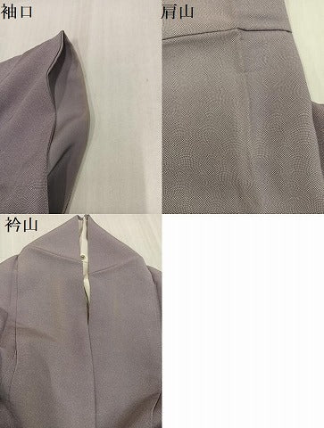 平和屋着物●江戸小紋　極小鮫小紋柄　正絹　逸品　AABI3031ph