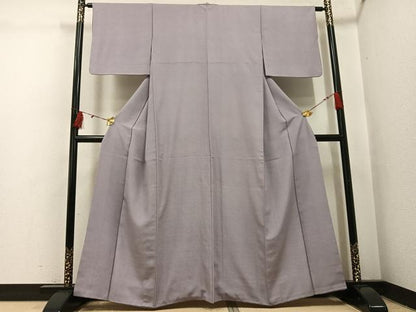 平和屋着物●江戸小紋　極小鮫小紋柄　正絹　逸品　AABI3031ph