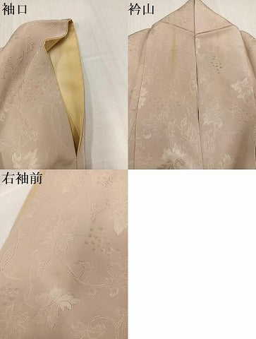 平和屋着物●上質な小紋　地紋起こし　葡萄　正絹　逸品　AABI3038ph