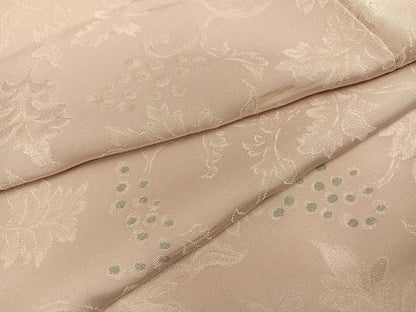 平和屋着物●上質な小紋　地紋起こし　葡萄　正絹　逸品　AABI3038ph