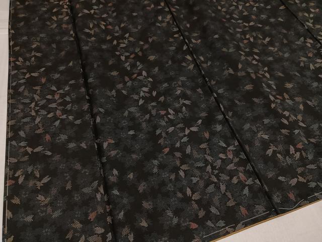 平和屋着物●本場大島紬　カタス7マルキ　夜桜　正絹　逸品　未使用　AABI3039ph