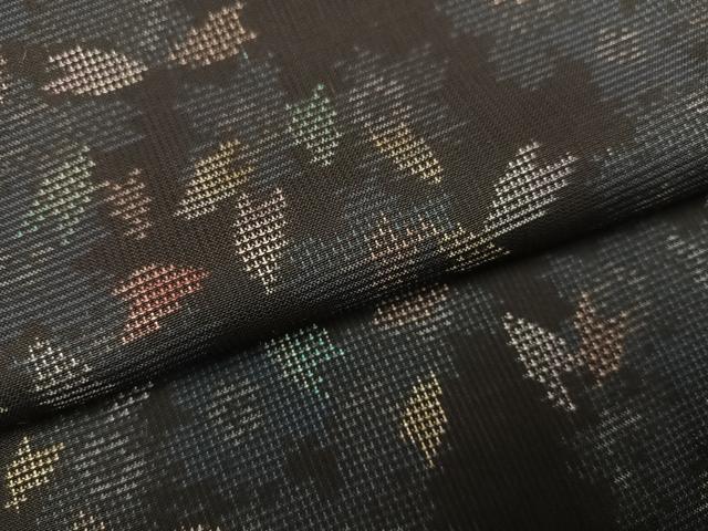 平和屋着物●本場大島紬　カタス7マルキ　夜桜　正絹　逸品　未使用　AABI3039ph