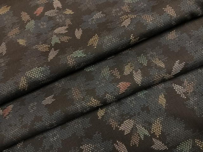 平和屋着物●本場大島紬　カタス7マルキ　夜桜　正絹　逸品　未使用　AABI3039ph