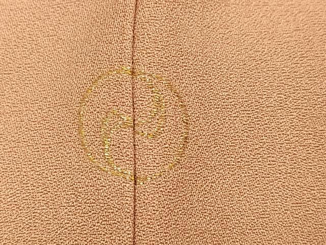平和屋着物●訪問着　友禅　刺繍　草花文　暈し染め　金彩　ゑり善扱い　正絹　逸品　AABI3040ph
