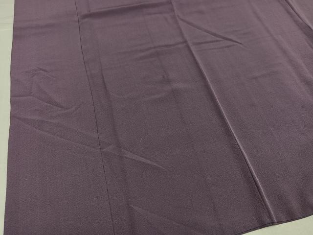 平和屋着物●本草木染作家　瑞鳳　色無地　葡萄鼠色　正絹　逸品　AABI3046ph