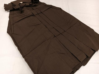 平和屋着物●男性　馬乗り袴　縞　正絹　逸品　AABI3050ph