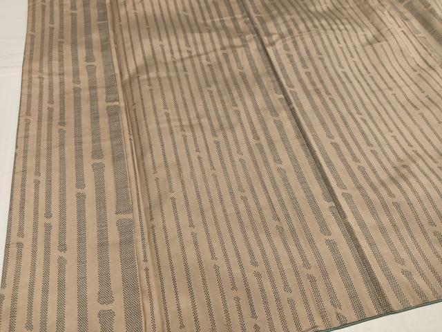 平和屋着物●本場大島紬　一元絣　竹縞　正絹　逸品　AABI3053ph