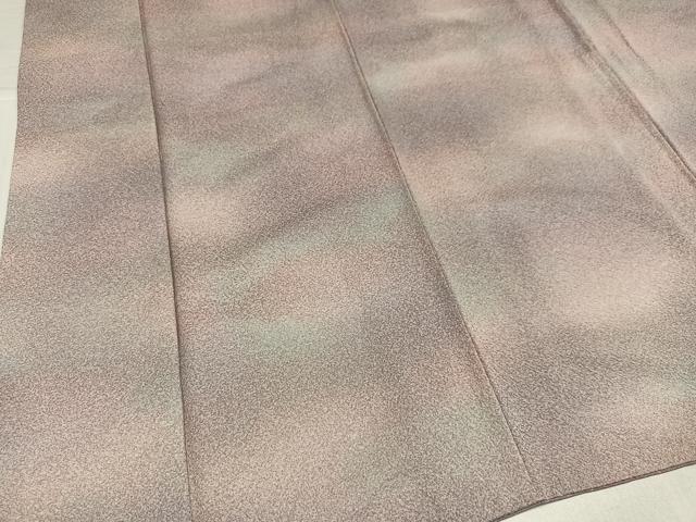 平和屋着物●上質な小紋　霞文　暈し染め　正絹　逸品　AABI3061ph