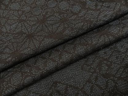 平和屋着物●本場結城紬　重要無形文化財　100亀甲　吉祥文　正絹　逸品　AABI3069ph