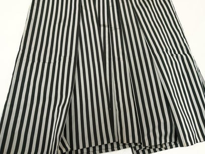 平和屋着物●男性　馬乗り袴　縞　正絹　逸品　AABI3072ph
