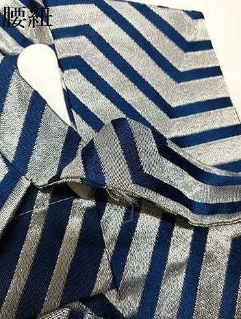 平和屋着物●男性　馬乗り袴　金襴袴　毘沙門亀甲　銀糸　AABI3073ph