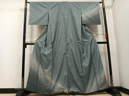 平和屋着物●本場大島紬　染大島　訪問着　霞文　正絹　逸品　AABI3079ph
