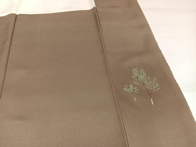 平和屋着物●訪問着　作家物　金閣寺　暈し染め　金彩　正絹　逸品　AABI3081ph