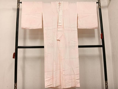 平和屋着物●長襦袢　無双仕立て　花地紋　暈し染め　正絹　逸品　AABI3083ph