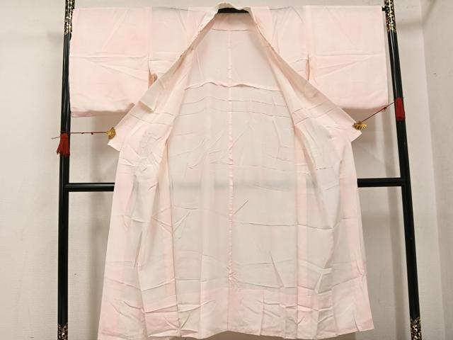 平和屋着物●長襦袢　無双仕立て　花地紋　暈し染め　正絹　逸品　AABI3083ph