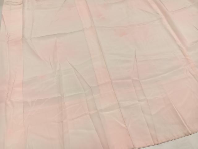平和屋着物●長襦袢　無双仕立て　花地紋　暈し染め　正絹　逸品　AABI3083ph