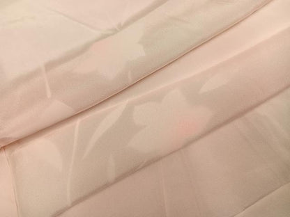 平和屋着物●長襦袢　無双仕立て　花地紋　暈し染め　正絹　逸品　AABI3083ph