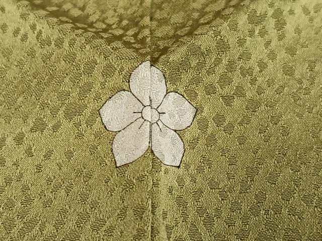 平和屋着物●上質な色無地　紋意匠　木蘭色　鈴乃屋扱い　正絹　逸品　未使用　AABI3084ph