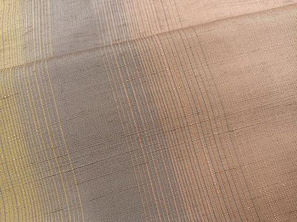 平和屋着物●上質な紬　間道　正絹　逸品　AABI3098ph