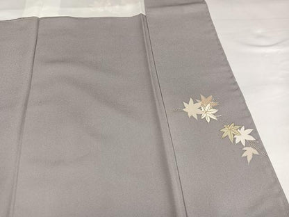 平和屋着物●訪問着　友禅　駒刺繍　松竹梅流水草花文　金彩　正絹　逸品　AABI3101ph