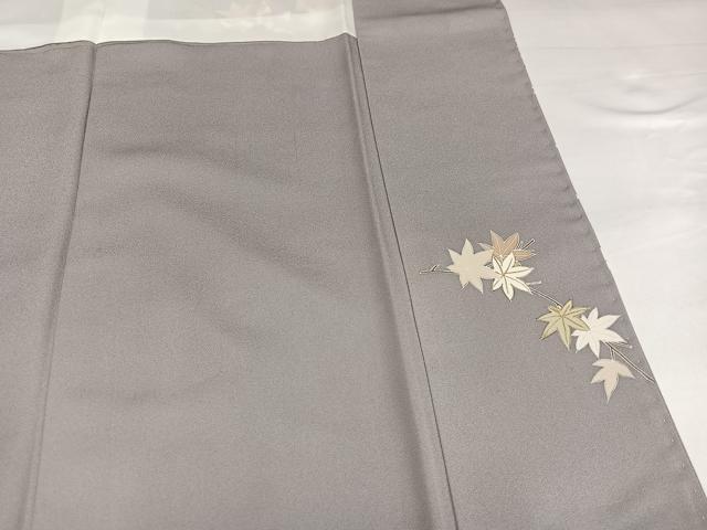 平和屋着物●訪問着　友禅　駒刺繍　松竹梅流水草花文　金彩　正絹　逸品　AABI3101ph
