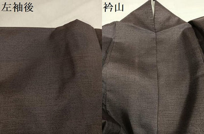 平和屋着物●小西秀樹　本場大島紬　染大島　訪問着　樹林文　暈し染め　さが美扱い　反端付き　正絹　逸品　AABI3103ph