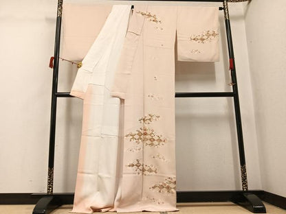 平和屋着物●訪問着　友禅　花宝尽くし　金彩　正絹　逸品　AABI3105ph