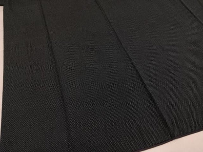 平和屋着物●男性　本塩沢　蚊絣　正絹　逸品　AABI3114ph