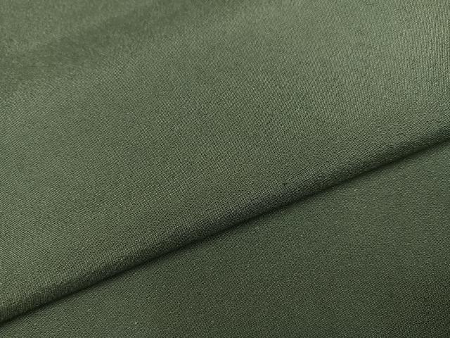 平和屋着物●男性　お召　色無地　藍媚茶色　正絹　逸品　AABI3115ph