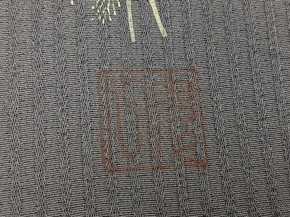平和屋着物●東京友禅　菅有鬼一　訪問着　手描き　白鷺　金彩　正絹　逸品　未使用　AABI3117ph