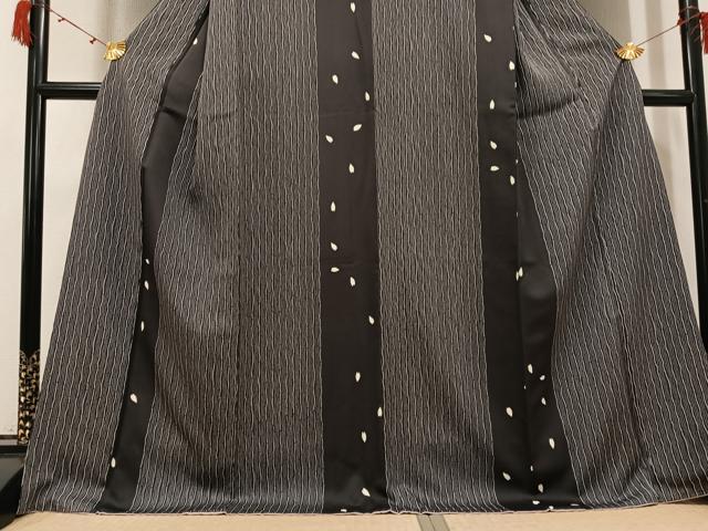 平和屋着物●上質な小紋　桜間道　正絹　逸品　AABI3118ph