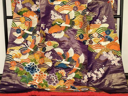 平和屋本店●色打掛　和装　婚礼　結婚式　花嫁　神社挙式　総刺繍　鴛鴦花文　金糸　逸品　AABI3160ou
