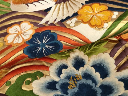 平和屋本店●色打掛　和装　婚礼　結婚式　花嫁　神社挙式　総刺繍　鴛鴦花文　金糸　逸品　AABI3160ou