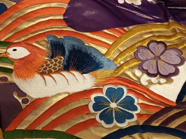 平和屋本店●色打掛　和装　婚礼　結婚式　花嫁　神社挙式　総刺繍　鴛鴦花文　金糸　逸品　AABI3160ou