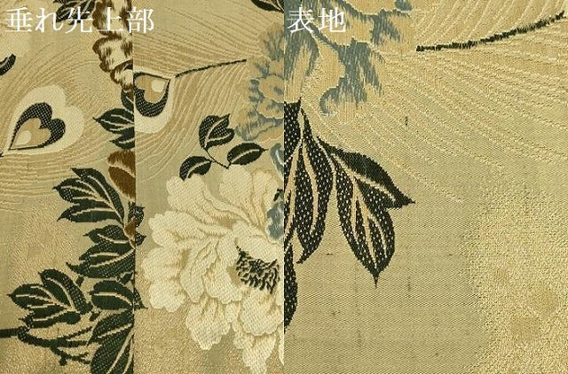 平和屋着物●アンティーク　大正ロマン　六通柄京袋帯　手描き　薔薇　バラ　正絹　逸品　DABD0550op 2026年最新】薔薇(バラ)帯商品一覧 - 美しいデザインが魅力の女性和服