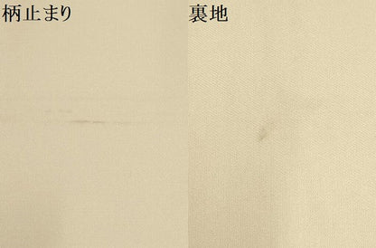 平和屋着物▼六通柄袋帯　九百織　日本の美　プラチナ二丁箔　金銀糸　正絹　逸品　AABI3721wj