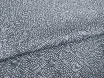 平和屋着物●伝統工芸師　服部光擴　江戸小紋　鮫小紋柄　正絹　逸品　AABI3777ck