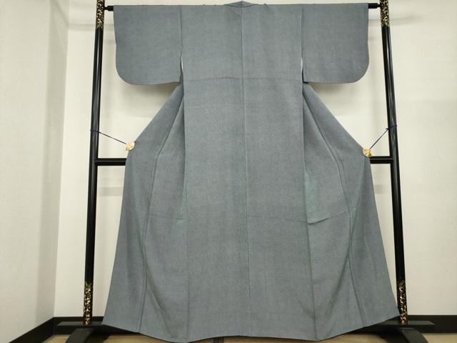 平和屋着物●江戸小紋　鮫小紋柄　正絹　逸品　AABI3782ck