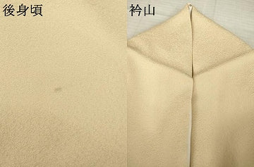 平和屋着物●上質な色無地　淡香色　正絹　逸品　AABI3785ck