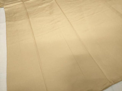 平和屋着物●上質な色無地　柴染色　ほていや扱い　正絹　逸品　未使用　AABI3789ck