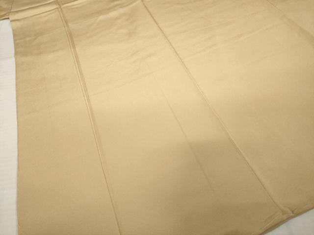 平和屋着物●上質な色無地　柴染色　ほていや扱い　正絹　逸品　未使用　AABI3789ck