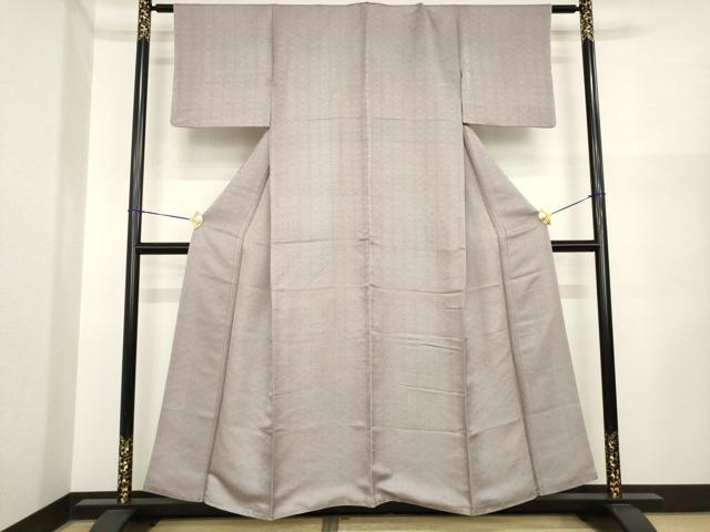 平和屋着物●上質な小紋　七宝文　正絹　逸品　AABI3793ck