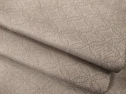 平和屋着物●上質な小紋　七宝文　正絹　逸品　AABI3793ck