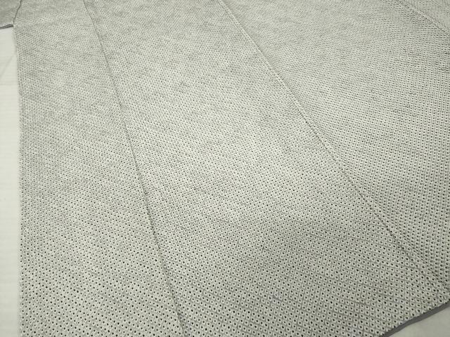 平和屋着物●大変加工の良い総絞り小紋　正絹　逸品　未使用　AABI3797ck