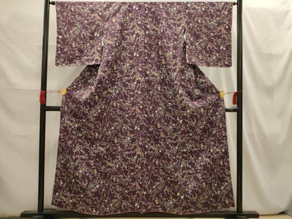 平和屋着物■上質な小紋 枝梅文 正絹 逸品 AABI3808sx